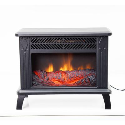 China Modern Luxury 2D Indoor Hot LED Fireplace Stove 14 Inch Free Standing Electric Fireplace Stoves for sale