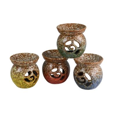 China Factory Wholesale Custom Logo Ceramic Aroma Oil Burner Eco - Friendly for sale