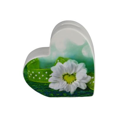 China Wholesale Promotional Eco-friendly Heart Shape Gift Ceramic Piggy Bank for sale