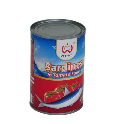 China Factory Directly Canned 155g Canned Mackerel / Sardine In Tomato Sauce Or With Chilli At Lower Price for sale