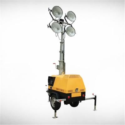 China Construction site use light tower 7m 9m mobile outdoor trailer light car BMLV-400 for sale