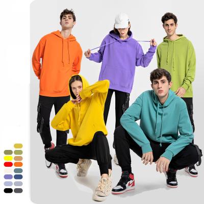 China 2022 380 G Logo Unisex Candy Color Oversized Sweatshirt Anti-pilling Hoodies Wholesale Street Wear Custom Men and Women for sale