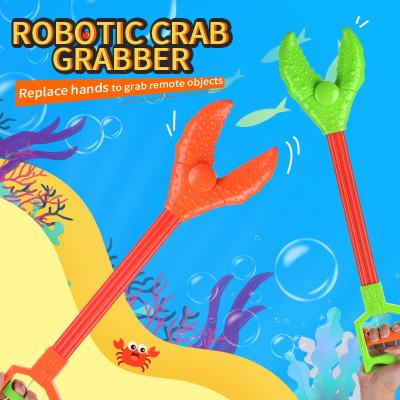 China Summer Hot Plastic Robotic Outdoor Beach Plastic Robotic Outdoor Beach Toys Amazon Sale DIY Tool Robot Arm Claw Claw Crab Tool Claw Toy for sale