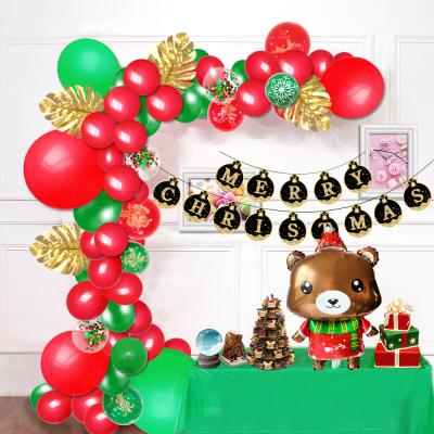 China China Healthy Suppliers Party Supply Merry Christmas Balloons Set Foil Helium Christmas Balloon Set Christmas Decorations Balloons Kit for sale