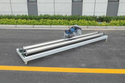 中国 3m length semi-automatic sticker vinyl and tarpaulin flex banner Roll Cutting Machine 販売のため