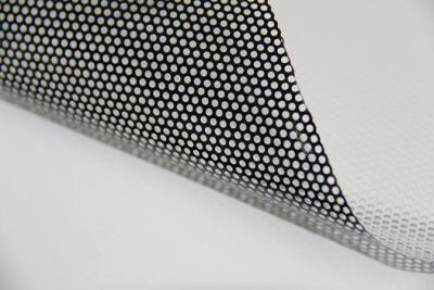 China 40% Transmittance 1.37m Perforated Vinyl Film One Way Vision For Window for sale