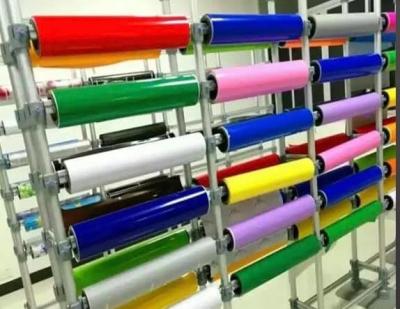 China Etiquetas engomadas del vinilo del multicolor del impermeable el 1.22x50m para cortar el trazador en venta