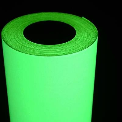 China Inkjet Printable Reflective Vinyl Sticker PVC  Luminescent Vinyl Film for sale