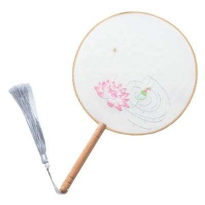 China China fan chinese round silk embroidery craft diy kit for gift for sale