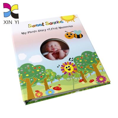 China Custom Printed Baby Year Memory Hardcover Books Decorative Book Factory First Edition Book for sale