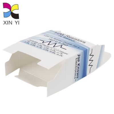 China Offset Printing Supplier Factory Price Recyclable Wholesale Beauty Paper Packing Hot Stamping Small Box for sale