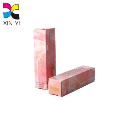 China Recyclable Lip Gloss Custom Paper Package Lipstick Cosmetic Paper Box Packaging for sale