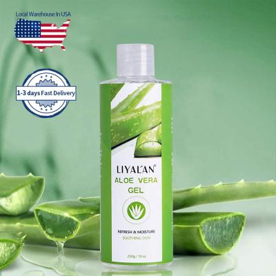 China Best Private Label Skin Care Pure Natural Aloevera Gel Nourishing Organic Moisturizing Whitening Facial Aloe Calming Vera Gel for sale