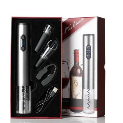 China Rechargeable Electric Metal Wine Opener for sale