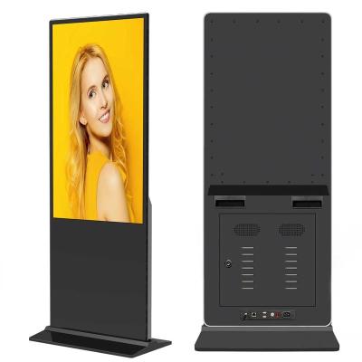 China 55 Inch Indoor Capacitive LCD Kiosk Touch Screen Monitor Display Advertising Interactive Player Stand Machine for sale