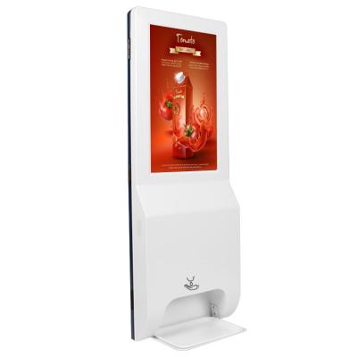 China 21.5 Inch Vending Machine Station LCD Display Digital Signage Advertising Hand Sanitizer Kiosk DD-21.5FXS for sale