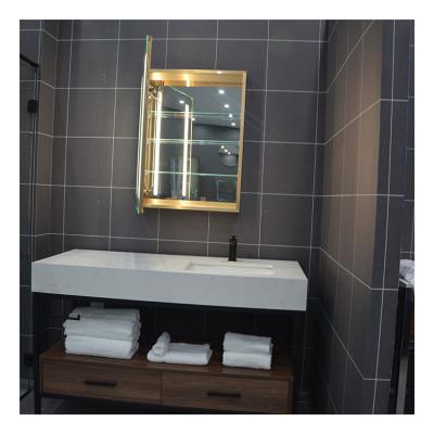 China Modern Contemporary Top Quality Luxury Wall Furniture Sliding Mirror Bathroom Cabinets for sale