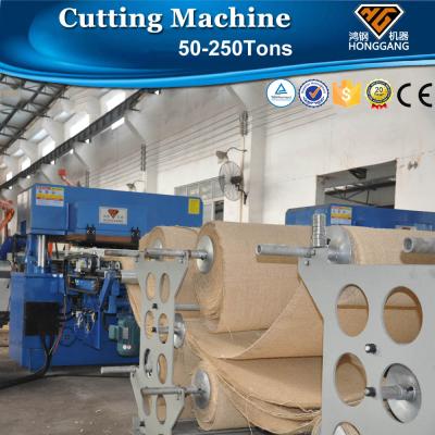 China Plastic bilateral auto-feeding hydraulic automatic cutting machine for sale