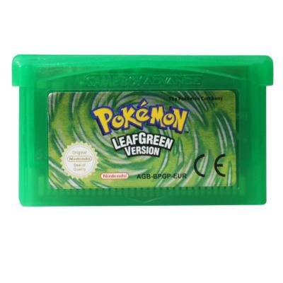 China EUR Version Pokemon LeafGreen Multifunctional Video Game Cards For Nintendo Game Boy Advance Pokemon GBA Game for sale