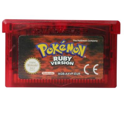 China For Pokemon Ruby Video Games Card For Nintendo Game Boy Advance Pokemon Game GBA Fun EUR Version for sale