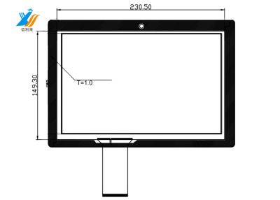 China Anpassbares USB-Kapazität-Touch-Panel 10,1 Zoll Linux-Betriebssystem zu verkaufen