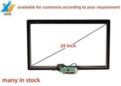 China 24 inch Multi touch projected USB capacitive (PCAP) GG GFF touch screen panel customized AR AG AF waterproof oilproof glove pen touch lcd display led monitor for education Meal Ordering smart home for sale