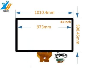 Китай 43 дюймовый 10-точечный емкостный сенсорный экран Дисплей USB Интерфейс G + G Структура продается