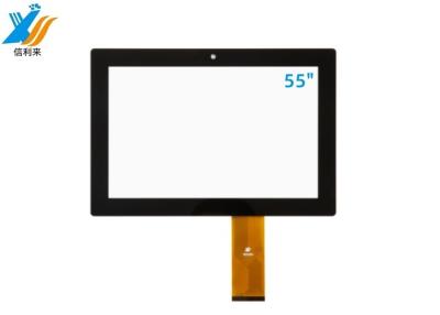 China 55 pulgadas 10 puntos táctiles capacitivos (PCAP) Panel de pantalla táctil GG Personalizar impermeable impermeable a aceite Anti-UV AR AG AF Anti-UV pluma táctil LCD pantalla tabletas en venta