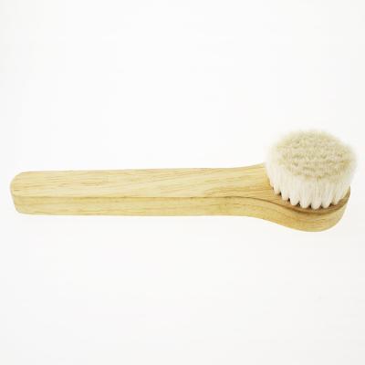 China Wooden Flat Brush Baby Wool Brush Comb Face Shampoo Brush for sale