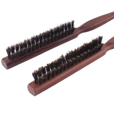 China Men's Care Boar Bristle Facial Brush Customized Head Hair Brush for sale