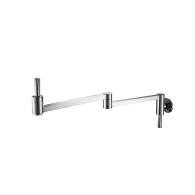 China Modern Commercial Wall Mount Sink Pull Out Water Faucet Kitchen Faucets for sale