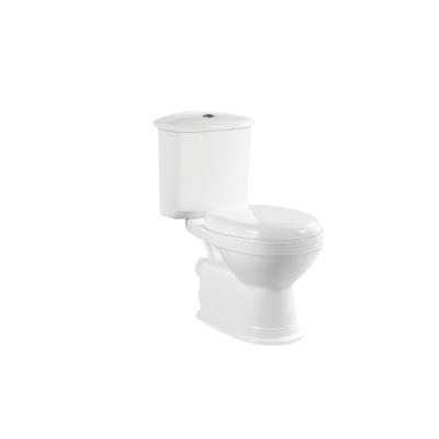 China Double-Flow Ceramic Toilet S Trap & P Trap Floor Two Piece for sale