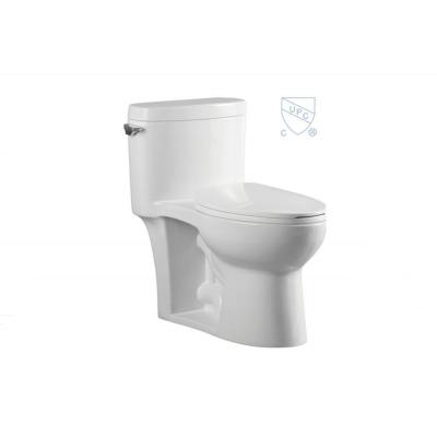 China Double-flush UPC One-Piece Floor West Sitting Toilet for sale