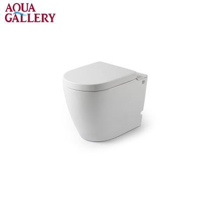 China Automatic Operation Floor Round Electric Use Shaped Tankless Ceramic Toilet for sale