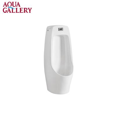 China Modern Free Standing Automatic Sensor Urinal Wc Infrared Hand Sense Free Operated Ceramic Urinal for sale