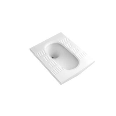 China Without Ceramic Squat Pan Eastern Toilet Anti-Slip Wc Public Lavatory for sale