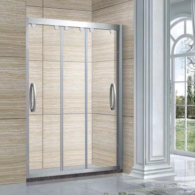 China Modern Sliding Door Two Tempered Glass Shower Room for sale