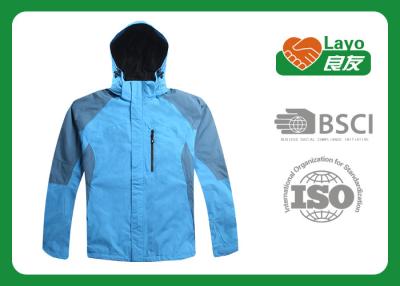 Cina Rivestimento antivento impermeabile all'aperto di Softshell con il materiale del nylon del cappuccio 100% in vendita