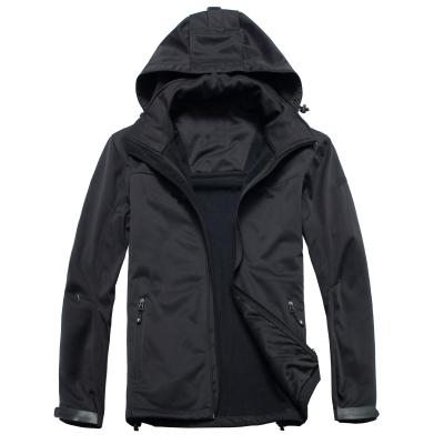 China Collapsible Mens Hooded Fleece Jacket With Environmental Material for sale