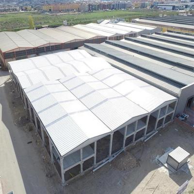 China Industrial Easy Assemble Prefab Steel Structure Workshop With Sandwich Panel for sale