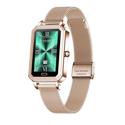 China Elegant Lady Smart Watch Touch Screen Factory Direct Sale Alloy IP68 Waterproof Light Weight Wristbands for sale