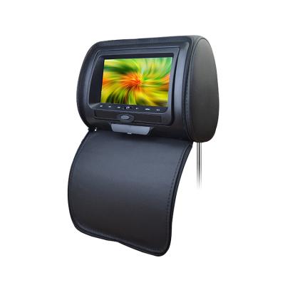 China 7 inch headrest dvd player with three color zipper cover 7