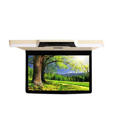 China RGB 13.3 Inch IPS Screen Android OS Universal Car Use Flip-down Roof Mount Monitor for sale