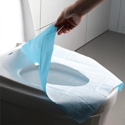 China Disposable Waterproof Portable Toilet Seat Cover For Bathroom Hotel Travel 10pcs for sale