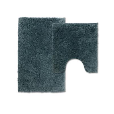 China Sustainable High Quality Floor Mats Bathroom Mats 2 Piece Covers Set Dry Bathroom Mat for sale