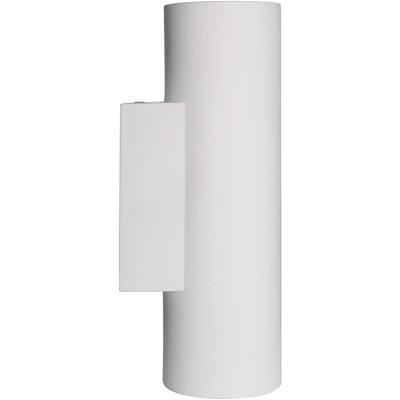 China Contemporary Modern White Ceramic LED Wall Light Lamp GU10 Indoor Up And Down Mount for sale