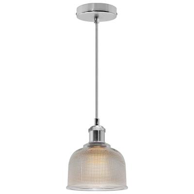 China Retro Vintage Retro Pendant Light Chrome Pattern Modern Glass Ceiling Lampshade Industrial Retro for sale