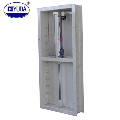 China YUDA TZMQ20*20 Series General Customized Grain Feed Slide Pneumatic Gate Valves for sale