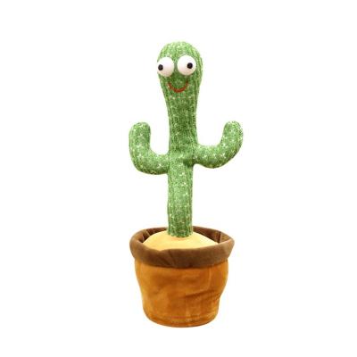 China Plush Top Quality Widely Used Popular Product Custom Design Talking Singing Dancing Cactus Toys for sale