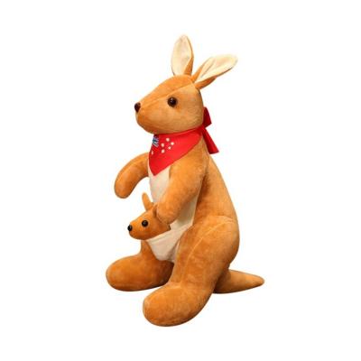 China Hot Selling Best Quality Plush Product Popular Mother And Child Kangaroo Plush Toys for sale